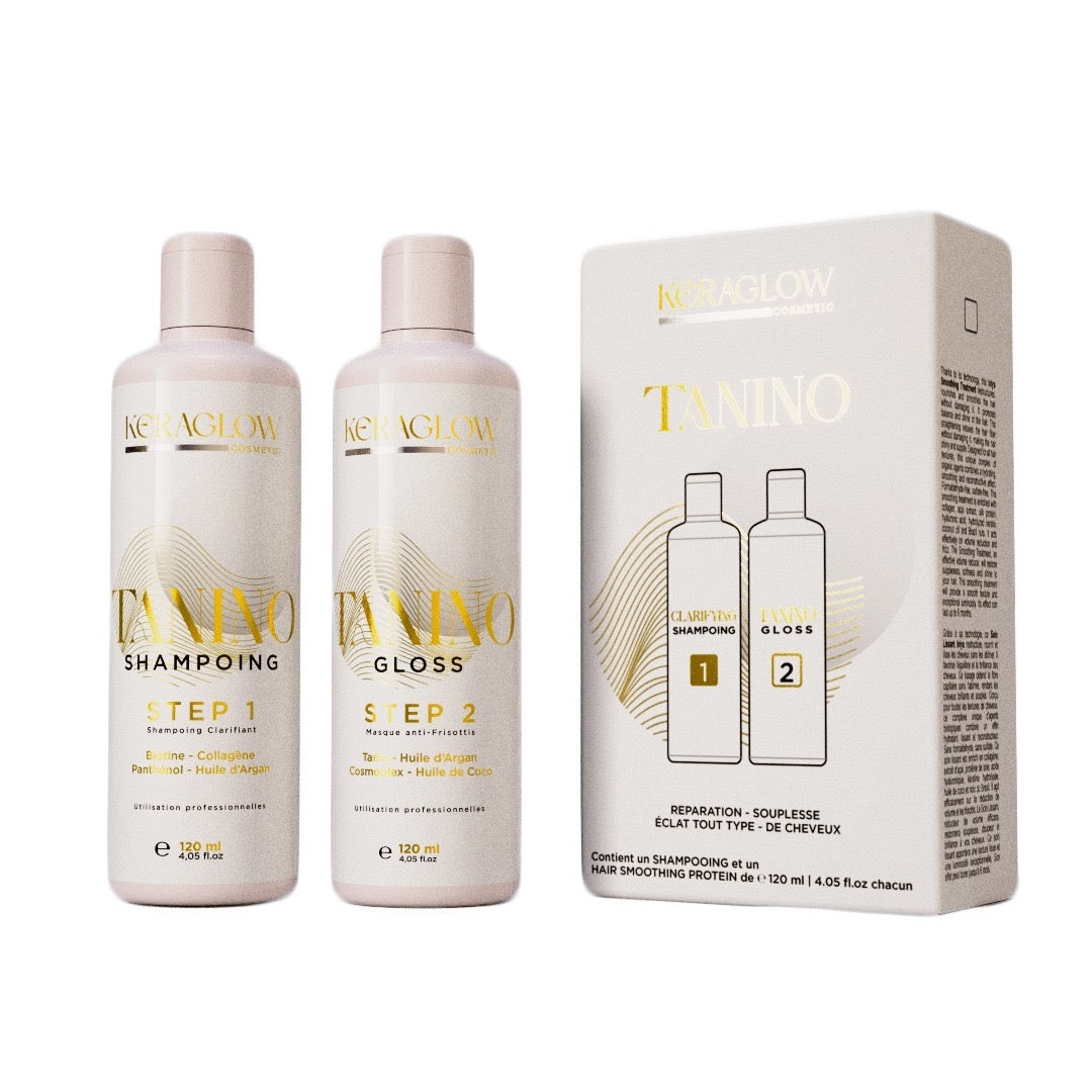 Lissage Tanin Keraglow coffret 2x120ml