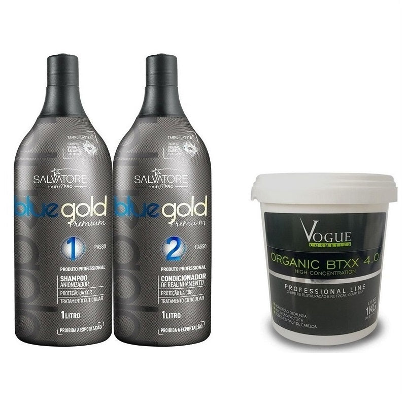 Lissage Au Tanin Bleu Gold + Btx Vogue 4.0