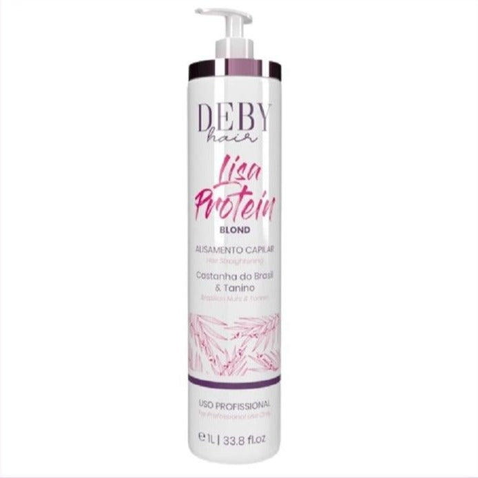 Lissage Tanin Protéine Blond – Deby Hair| Soin Lissant Spécial Cheveux Blonds