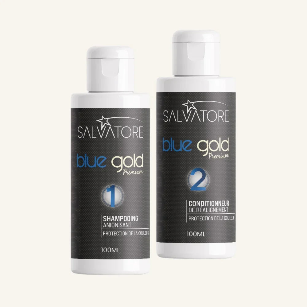 Kit Lissage Tanin Salvatore Blue Gold – Kit Lissage Sans Formol| Hairéa