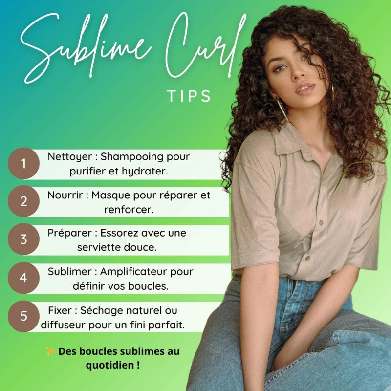 Gamme Iniya Sublime Curl Routine Cheveux Bouclés
