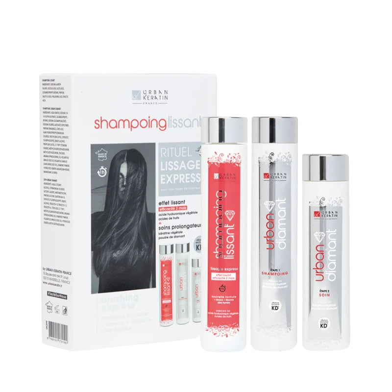 Kit Rituel Lissage Express Urban Keratin 2x250ml+200ml