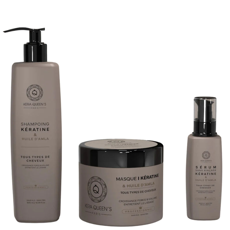 Kit Sans Sulfate Kera Queen's Rituel Huile d'Amla