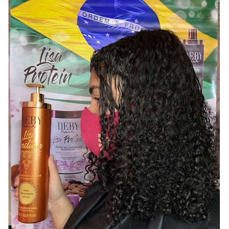 Lissage Indien 1L – Lisa Indian Professionnel – Deby Hair
