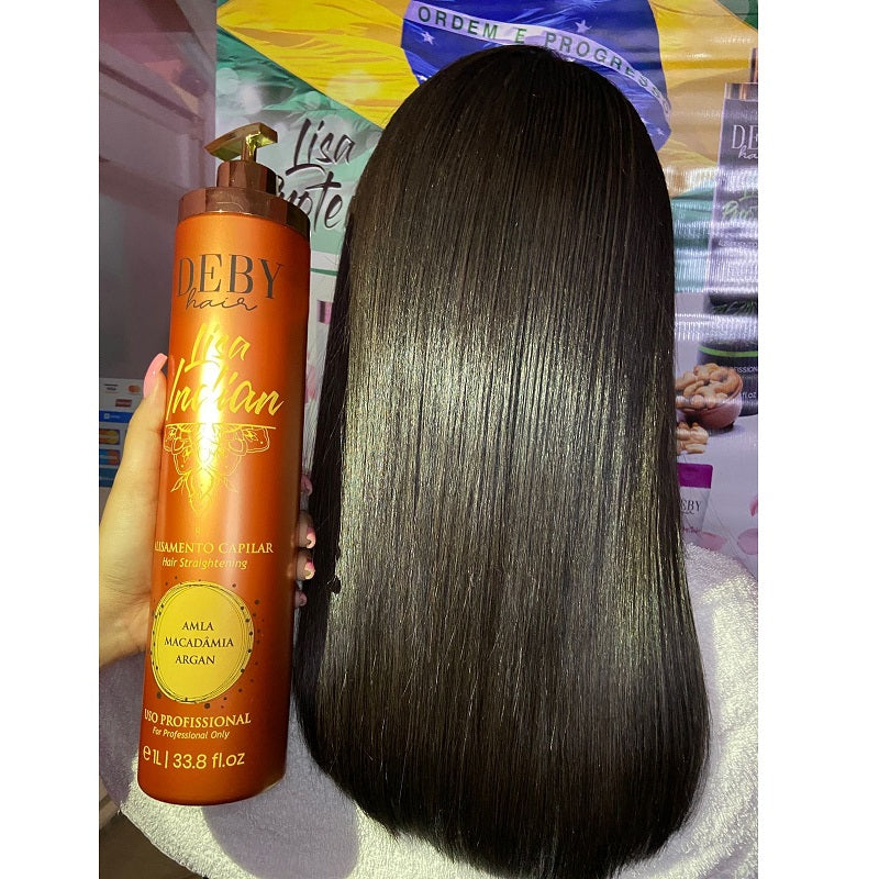 Lissage Indien 1L – Lisa Indian Professionnel – Deby Hair