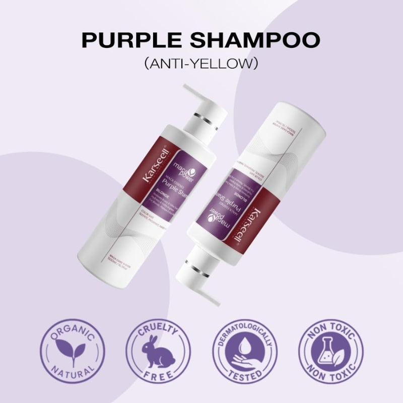 Shampoing Violet Maca Power Karseell 500ml