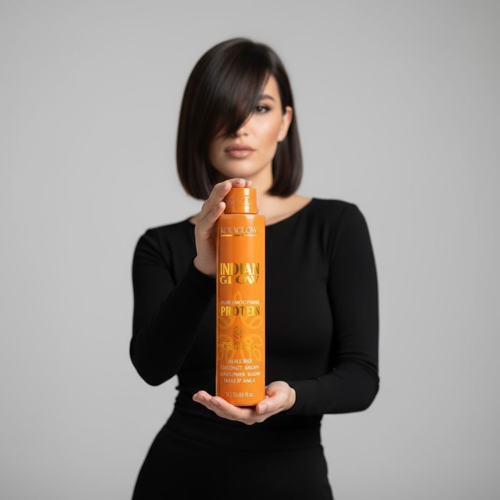 Lissage indien keraglow 1L + Masque offert 500ml