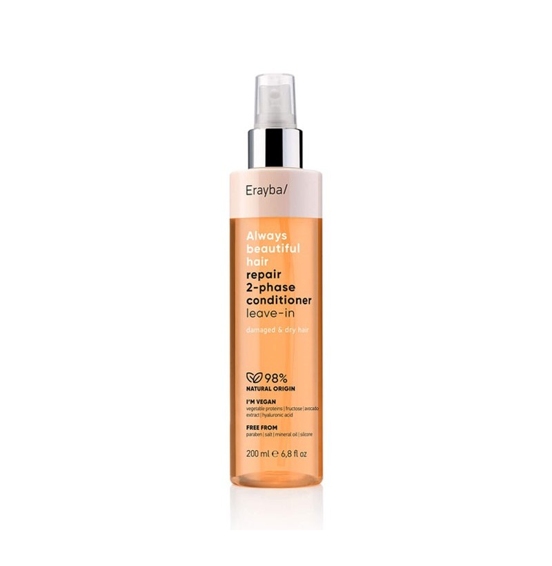 Spray Biphasé Réparateur ABH Repair 200 ml – Leave-In Vegan| Erayba