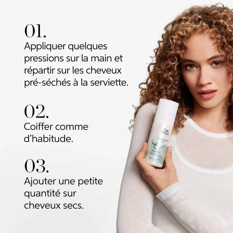 Baume Définition Curlixir Nutricurls Wella 150ml – Cheveux Bouclés| Hairéa Lissage