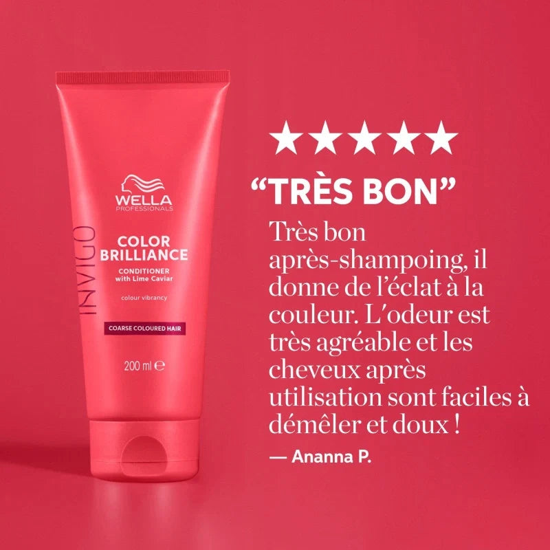 Conditionneur Couleur Cheveux épais Invigo Color Brilliance Wella