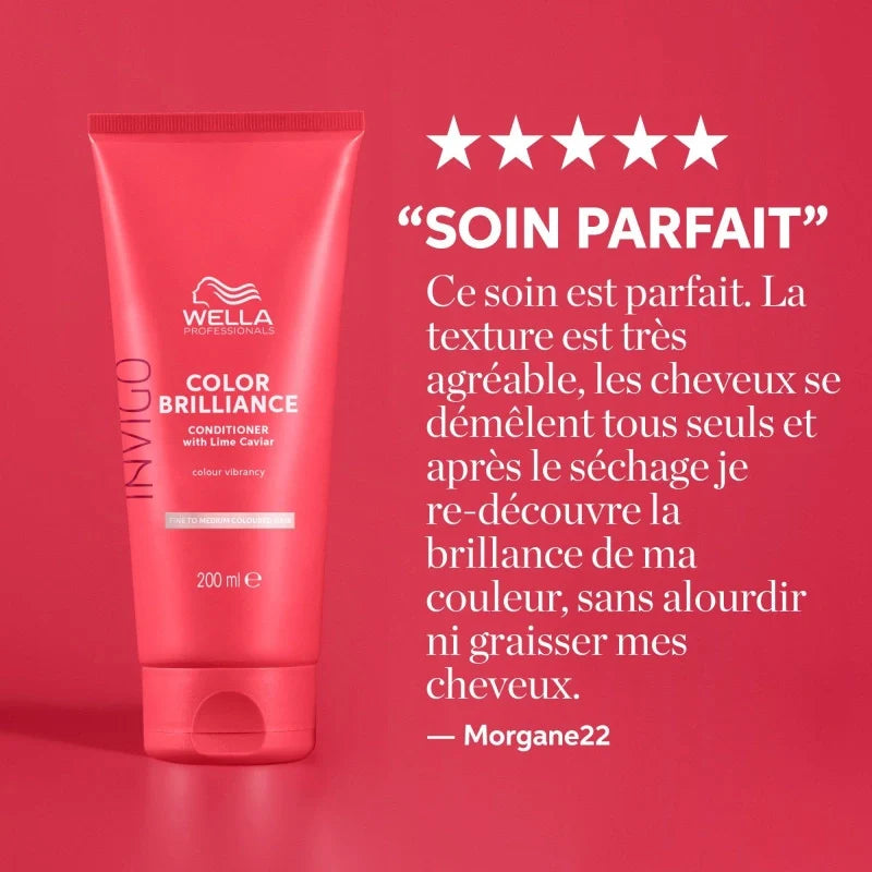 Conditionneur Couleur Cheveux Fins à Moyens Invigo Color Brilliance Wella