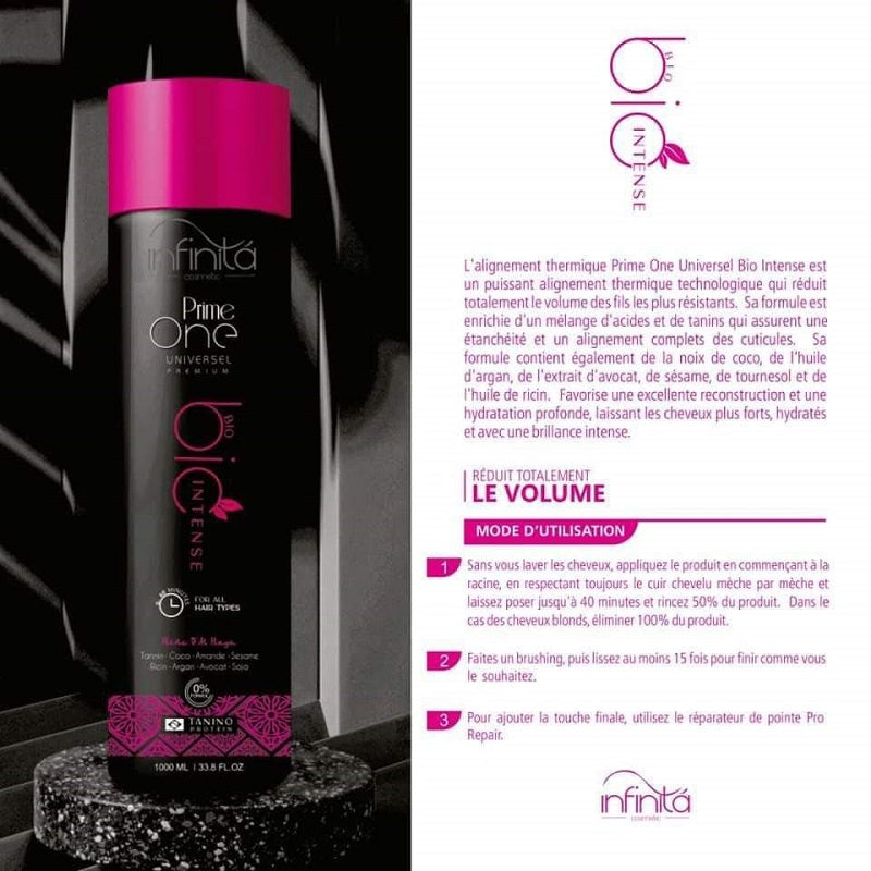 Lissage Brésilien Prime One Infinita Bio Intense
