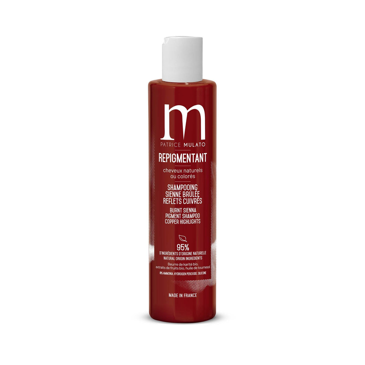 Mulato Shampoing Repigmentant Sienne Brûlée - Reflets Cuivrés 200ml