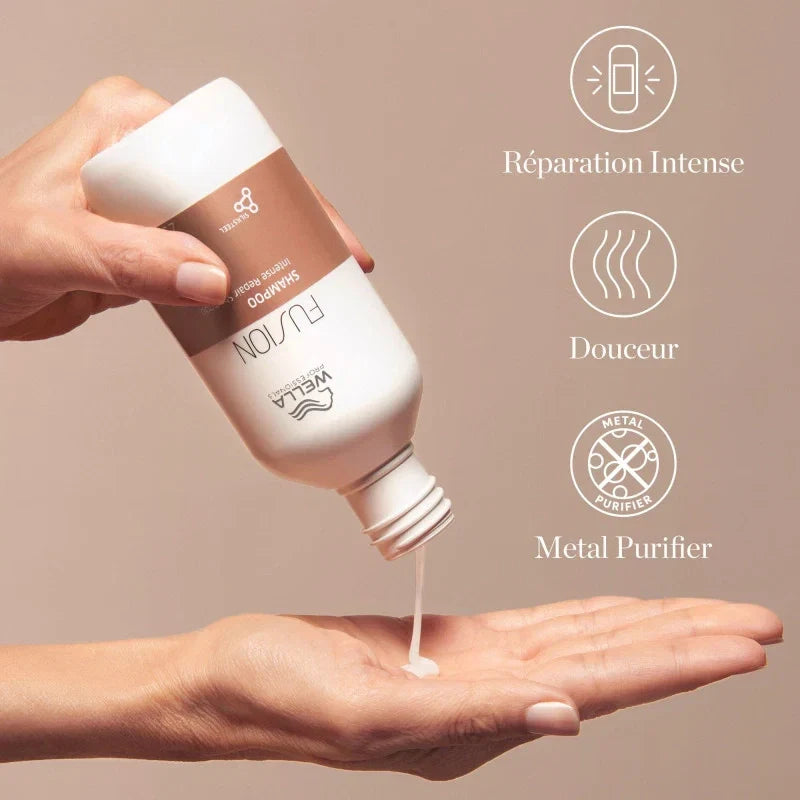 Shampooing Réparateur Cheveux Abîmés Fusion Wella Professionals| Hairéa Lissage
