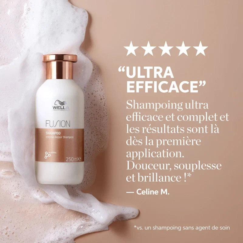 Shampooing Réparateur Cheveux Abîmés Fusion Wella Professionals| Hairéa Lissage