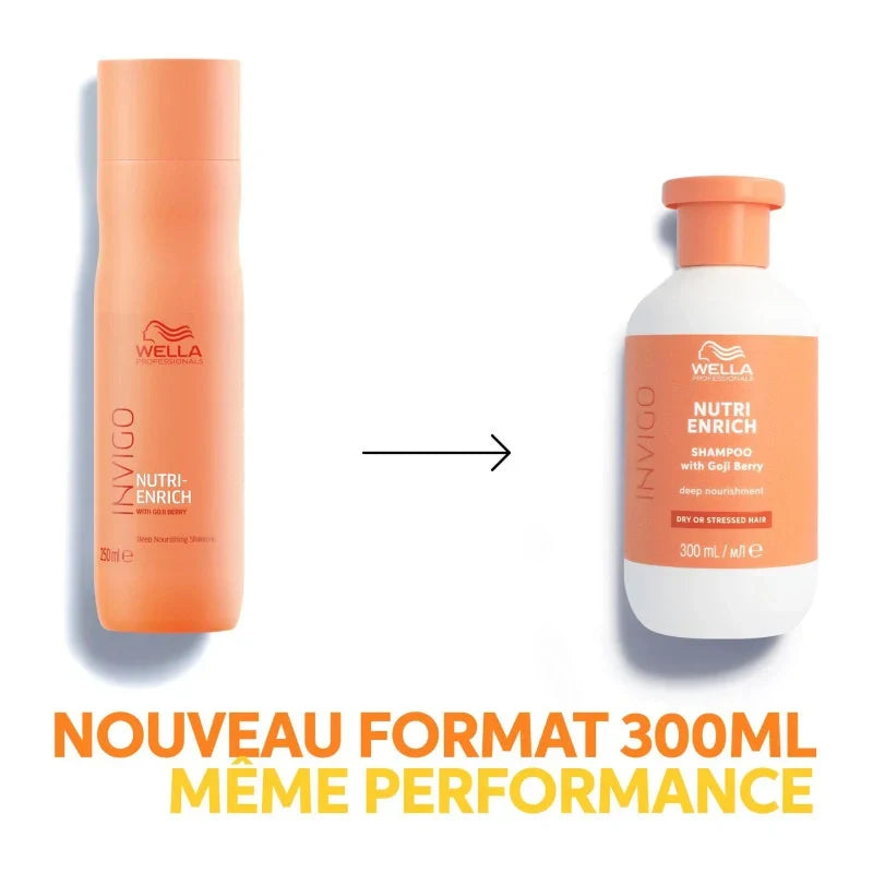 Shampooing Cheveux Secs Invigo Nutri-Enrich Wella – Nutrition Intense| Hairéa Lissage