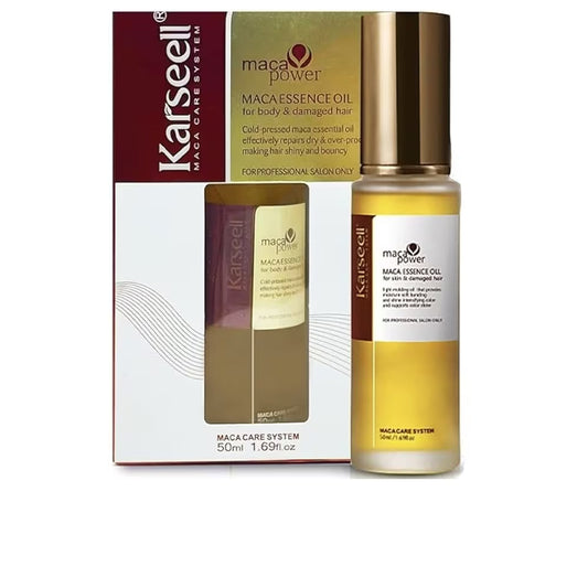 Huile essentielle Maca Power Karseell 50 ml – Sérum Argan Multifonction| Peau, Cheveux & Ongles