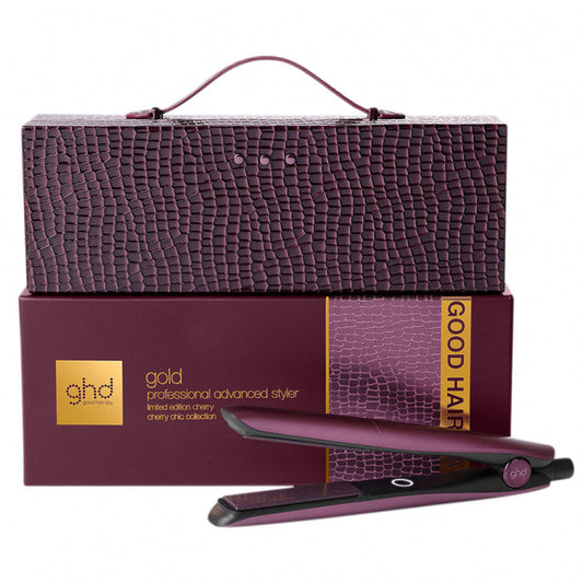 ghd Cherry Chic Collection – Styler ghd Gold® Édition Cerise + Coffret Luxe