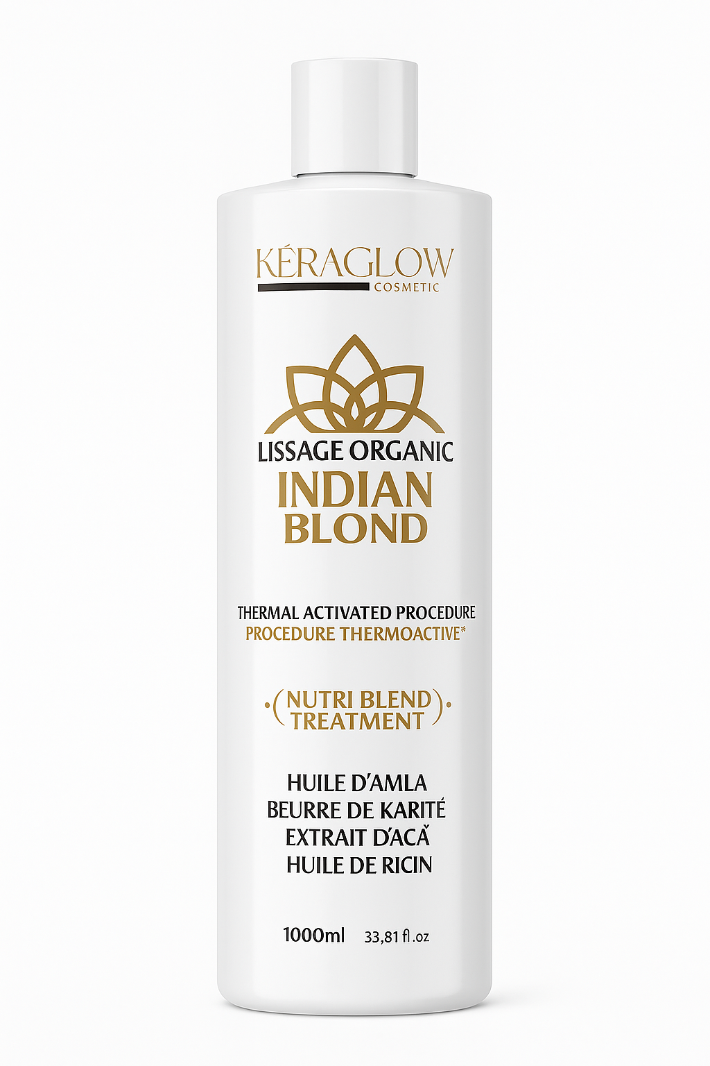 Lissage Indien - KeraGlow - INDIAN GLOW 1L + 500ml de shampoing OFFERT