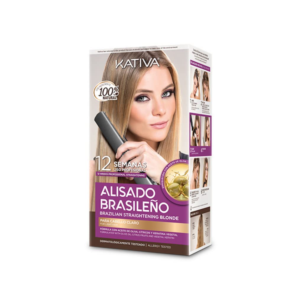 Kativa Lissage brésilien - LIssage spécial blonde - kit complet