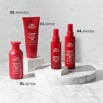 Soin Miracle Revitalisant Ultimate Repair Wella 185ml – Réparation en 90s| Hairéa Lissage