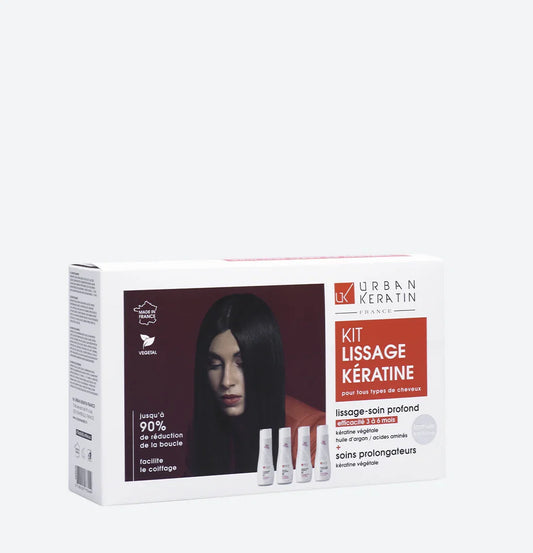 Mini mini, kit Lissage à la kératine, soin complet, made in France Urban Keratin