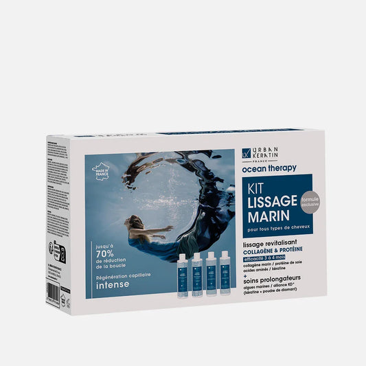 MINI KIT LISSAGE Spécial blond OCEAN THERAPY, 100 ML Urbain Keratin cheveux abîmés