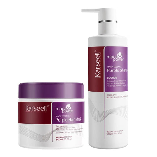 Coffret Masque Capillaire et Shampoing Violet Karseell
