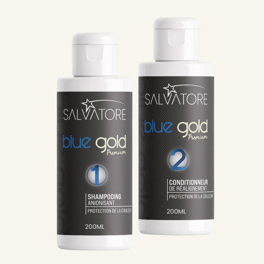 Kit Lissage Tanin Salvatore Blue Gold – Kit Lissage Sans Formol| Hairéa