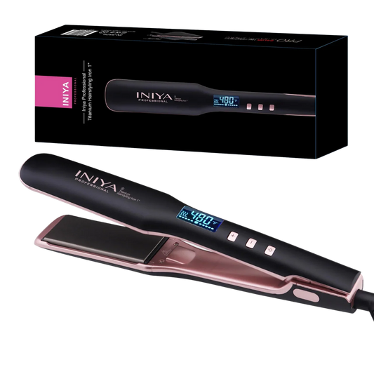 Lisseur Professionnel Titanium 250°C Iniya – Brillance & Lissage Parfait| Hairéa
