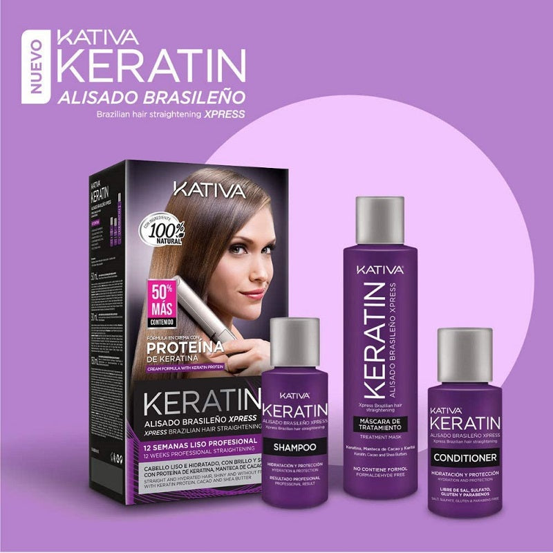 Kativa Kératine Lissage Brésilien Xpress