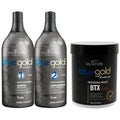 Kit Salvatore Blue Gold Lissage + Btx