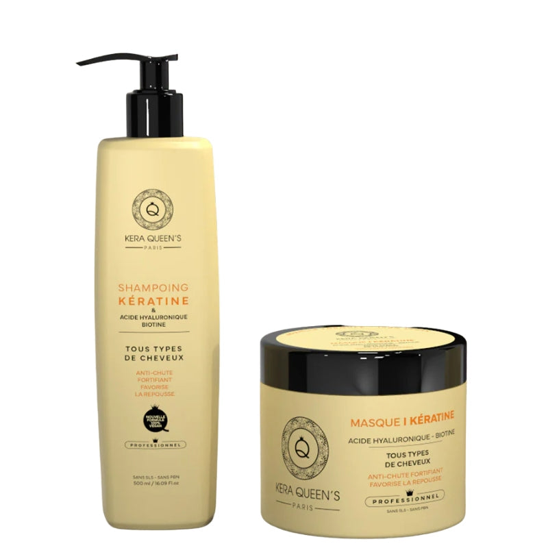 Kit Sans Sulfate Kera Queen's Rituel Biotine