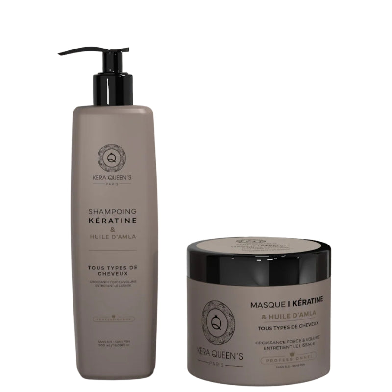Kit Sans Sulfate Kera Queen's Rituel Huile d'Amla