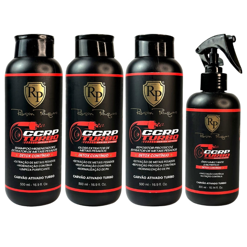Kit Turbo CCRP Pour Cheveux Endommagés et Elastiques Robson Peluquero