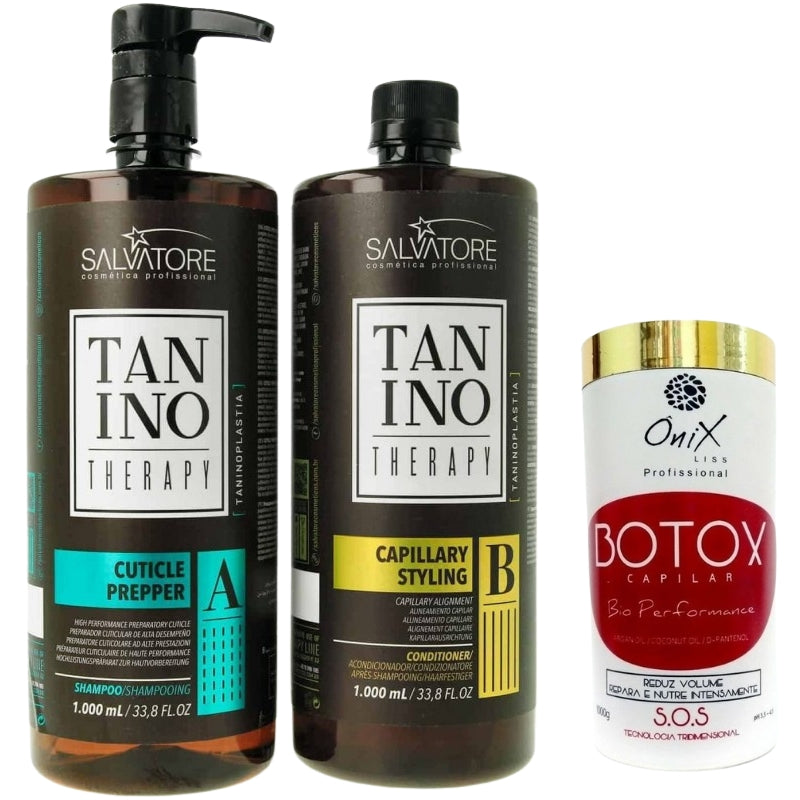 Lissage Au Tanin Tanino Therapy + Btx Onix Liss