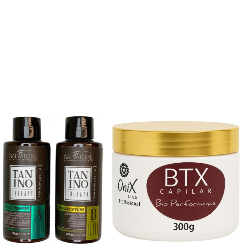 Lissage Au Tanin Tanino Therapy + Btx Onix Liss