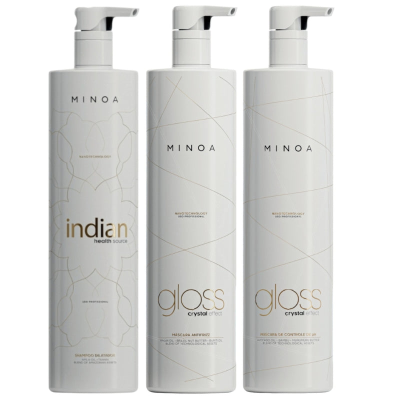 Lissage Brésilien Minoa Gloss Crystal Effect