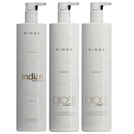Lissage Brésilien Minoa Gloss Crystal Effect