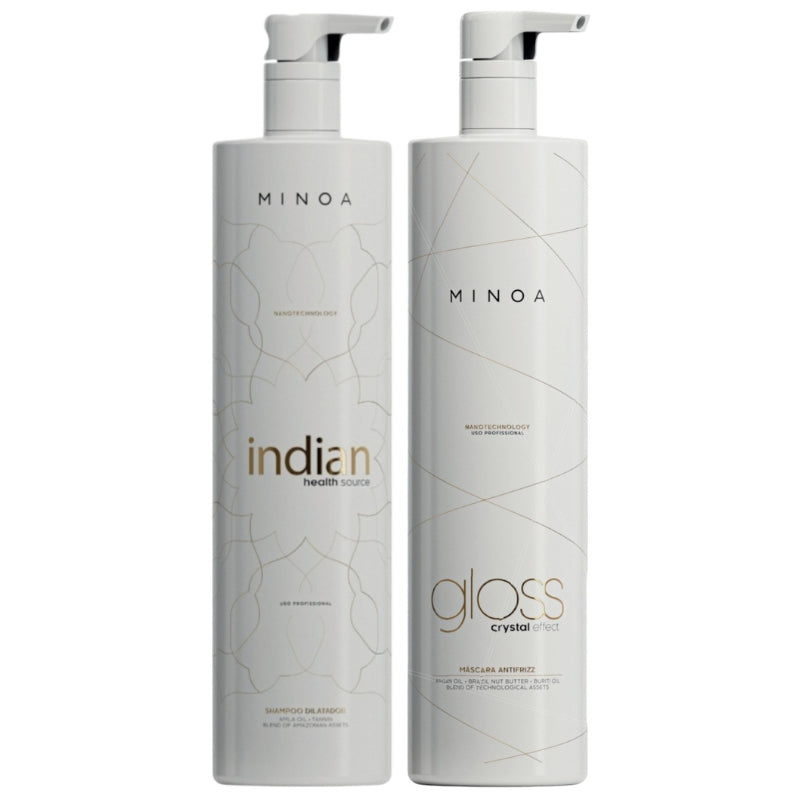 Lissage Brésilien Minoa Gloss Crystal Effect