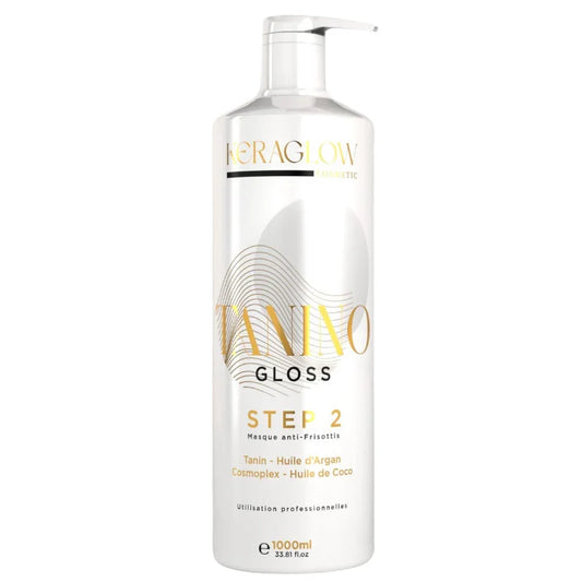 Lissage Keraglow TANINO GLOSS 1L + Shampoing clarifiant offert
