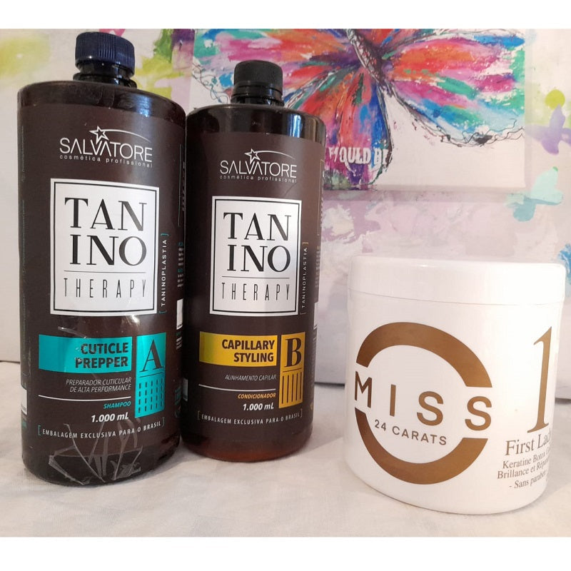 Lissage Au Tanin Tanino Therapy + Btx Miss 24 Carat