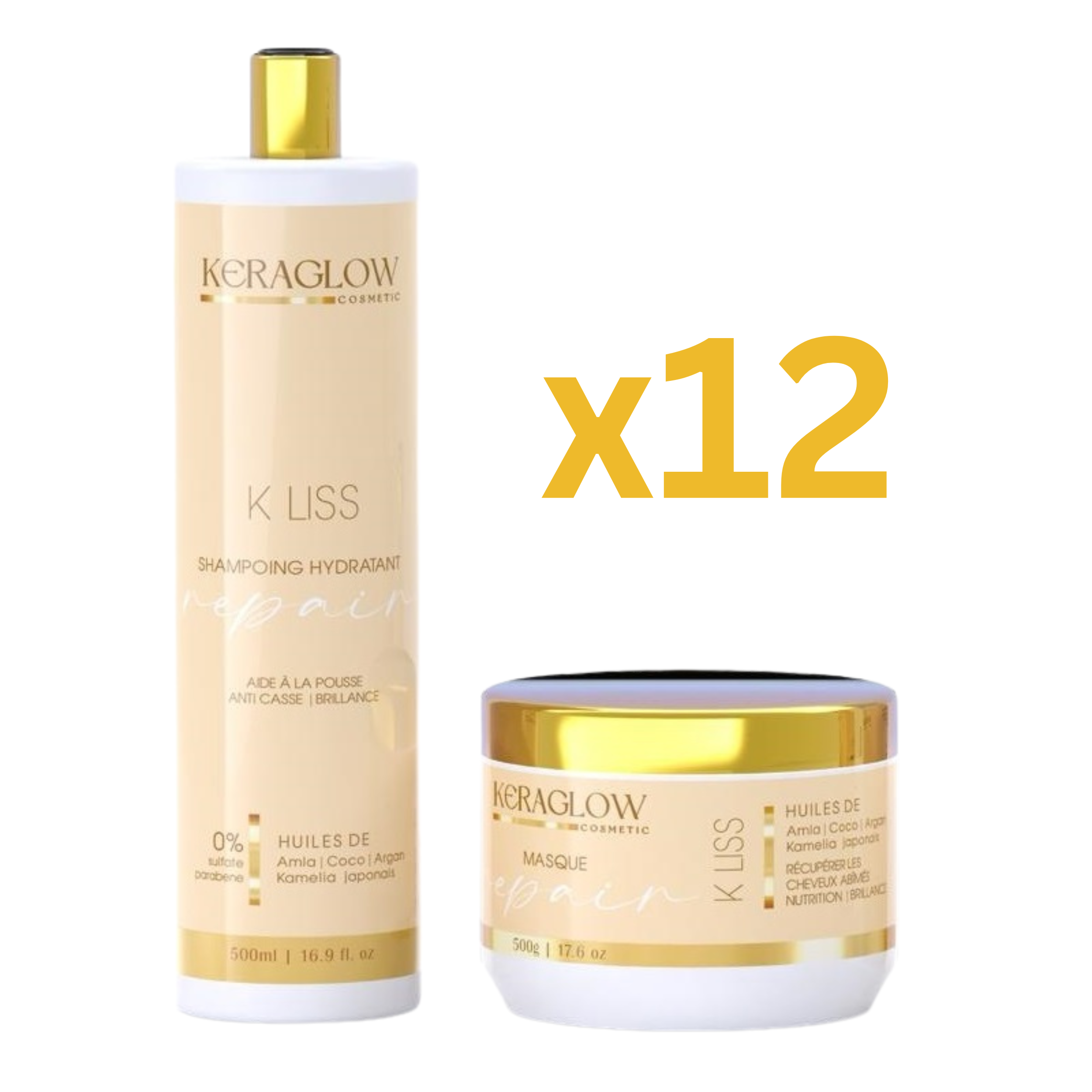 Lot Pour Pro Kit Sans Sulfate Kera Glow Repair