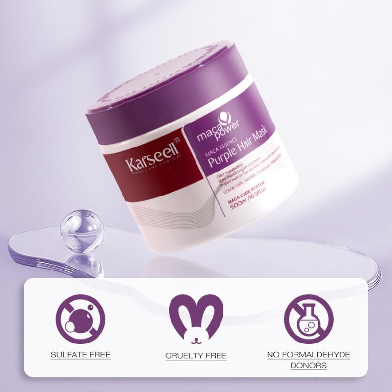 Masque capillaire violet Karseell