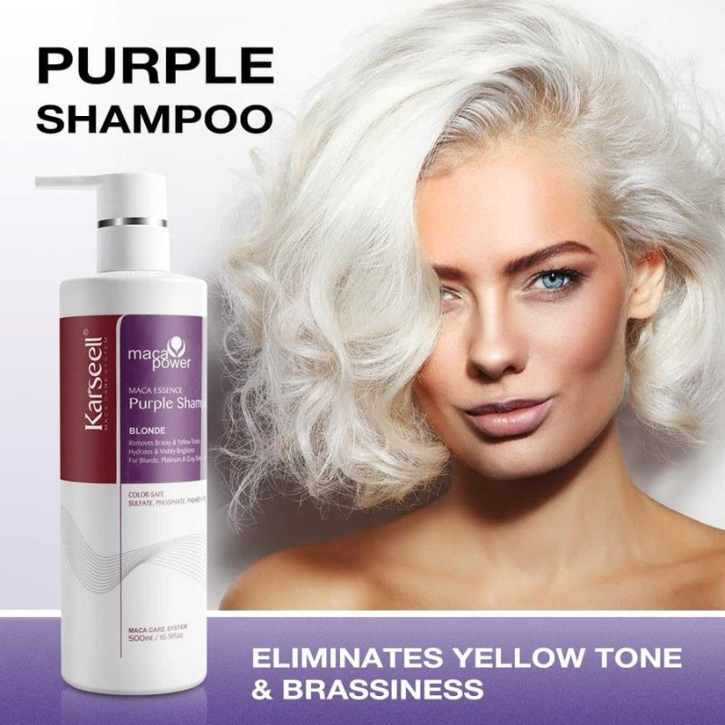 Shampoing Violet Maca Power Karseell 500ml