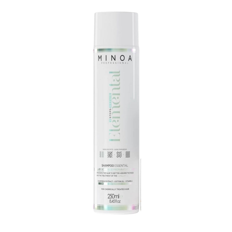 Soins Capillaire Sans Sulfate Minoa Elemental 4x250ml
