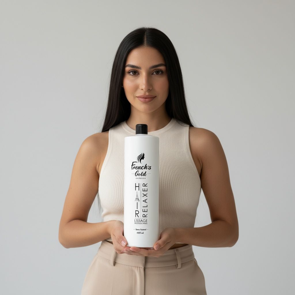 Lissage Brésilien French Gold 1L – French Lizz| Soin Lissant Sans Formol