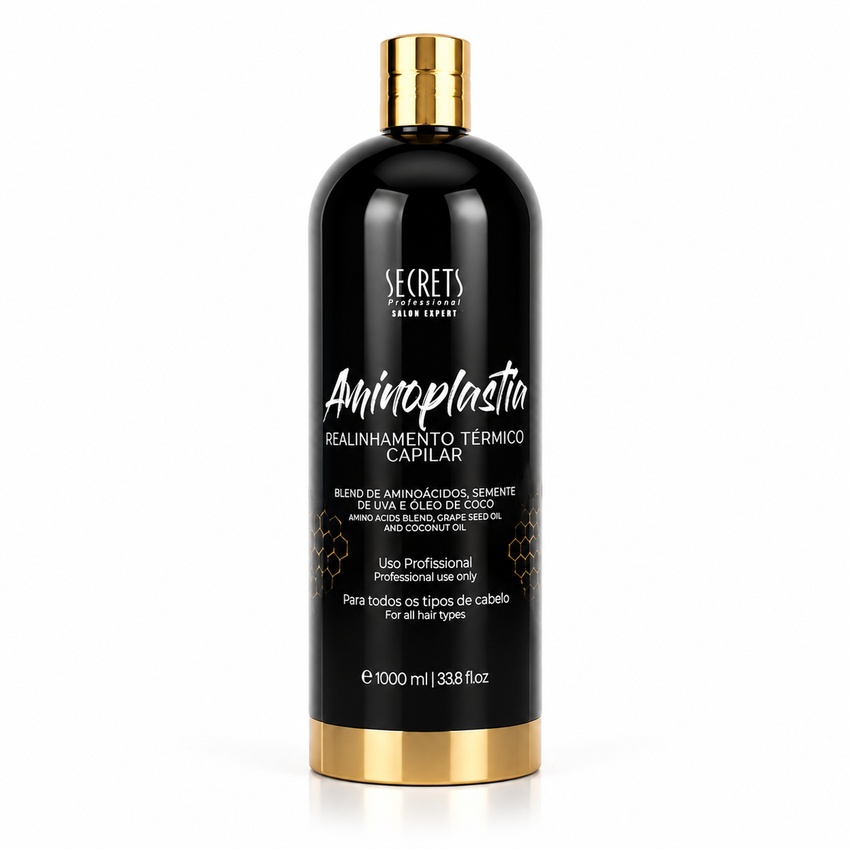 Aminoplastia Secrets Professional – Lissage Brazilian Protein aux Acides Aminés| Cheveux Forts & Résistants 1000 ml