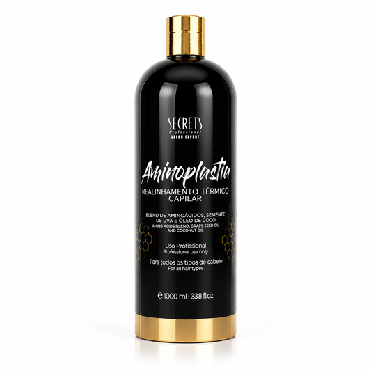 Aminoplastia Secrets Professional – Lissage Brazilian Protein aux Acides Aminés| Cheveux Forts & Résistants 1000 ml