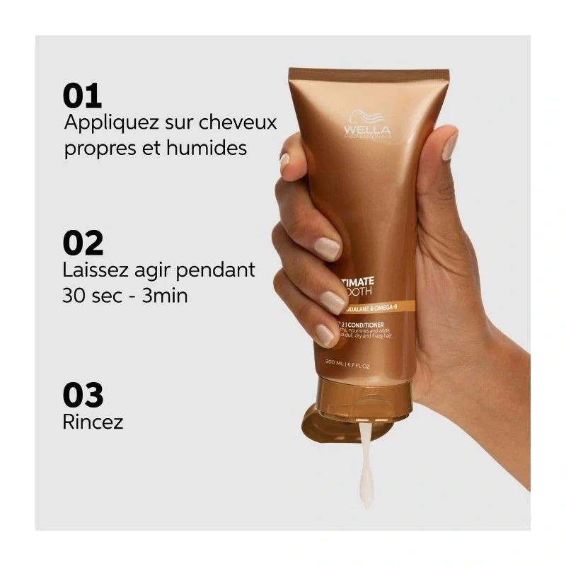 Masque Nourrissant Ultimate Smooth Wella – Lissage & Réparation Intense| Hairéa Lissage